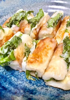 簡単!ちくわの大葉チーズ焼き♪-レシピのメイン写真