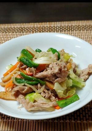 シャキシャキ和風肉野菜炒め-レシピのメイン写真