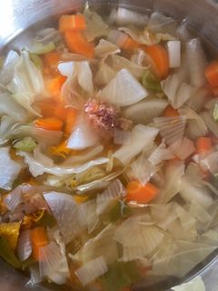 大根多めでハーバード式野菜スープ梅流し風-レシピのメイン写真