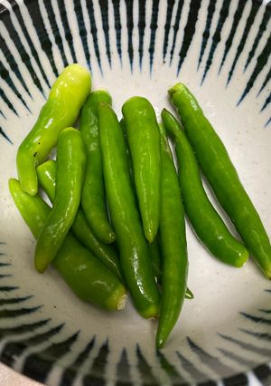 生の青とうがらしを保存する方法-レシピのメイン写真