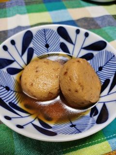 煮汁がじゅわ〜っ☆がんもの煮物-レシピのメイン写真
