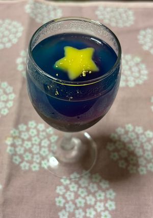 七夕デザート🎋水羊羹と葛風ゼリー⭐️-レシピのメイン写真