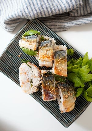 焼き鯖寿司-レシピのメイン写真