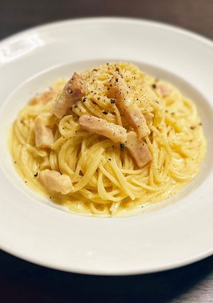 生クリームなしでも簡単♪濃厚カルボナーラ-レシピのメイン写真