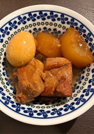 圧力鍋で作る豚の角煮-レシピのメイン写真