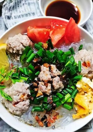 ༺世界麺🇮🇩ぷりぷり肉だんご༻バッソ日本版-レシピのメイン写真