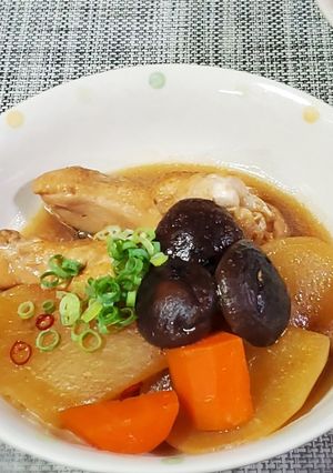 🤍手羽大根-レシピのメイン写真