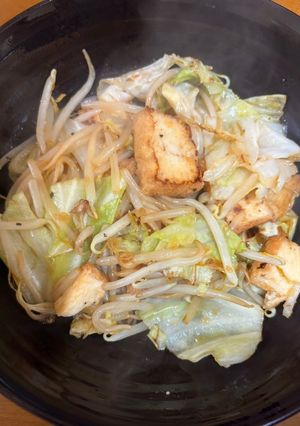 厚揚げと野菜の焼肉ダレ炒め-レシピのメイン写真