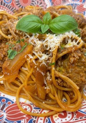 ワンパンボロネーゼパスタ-レシピのメイン写真