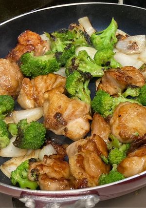 ブロッコリー鶏肉レモン炒め-レシピのメイン写真