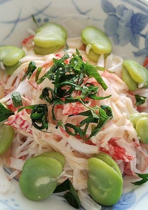 一寸そらまめの春サラダ-レシピのメイン写真