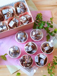 型不要!超簡単♪クッキーナッツ生チョコ-レシピのメイン写真