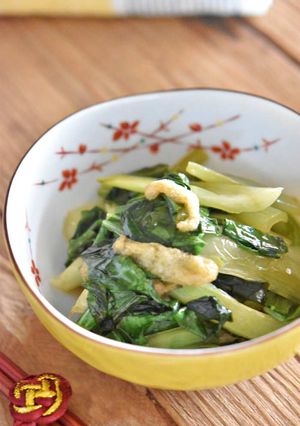 チンゲン菜と油揚げの煮浸し【作り置き】-レシピのメイン写真