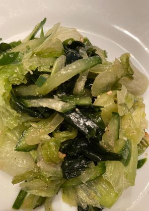 レタス大量消費!ナムル風サラダ-レシピのメイン写真