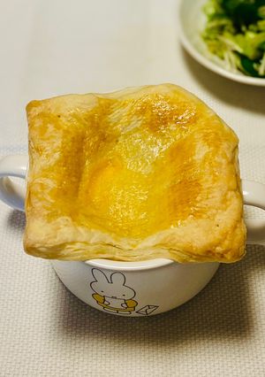 牡蠣のオイル漬けクラムチャウダーパイ！-レシピのメイン写真