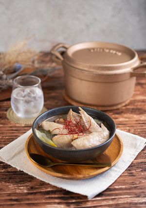 銅鍋てふてふで作る 参鶏湯（サムゲタン）-レシピのメイン写真