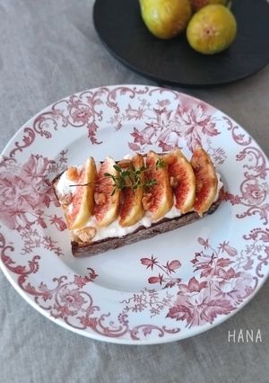 いちじくのタルティーヌ-レシピのメイン写真
