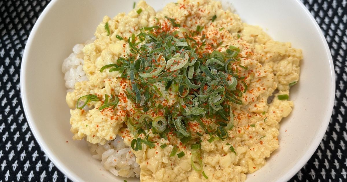 レンジで夜食！ 5分で簡単！ 玉子丼 by まゆさん323 【クックパッド