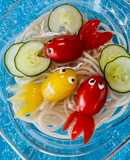 子供喜ぶ　金魚そうめん風（グルテンフリー