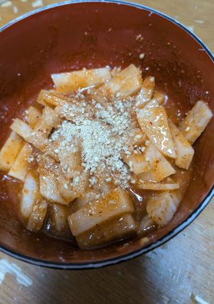 大根のカクテキのすりごまあえ-レシピのメイン写真