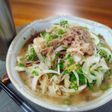 *牛肉と新玉葱と大根のすき焼きサラダ*