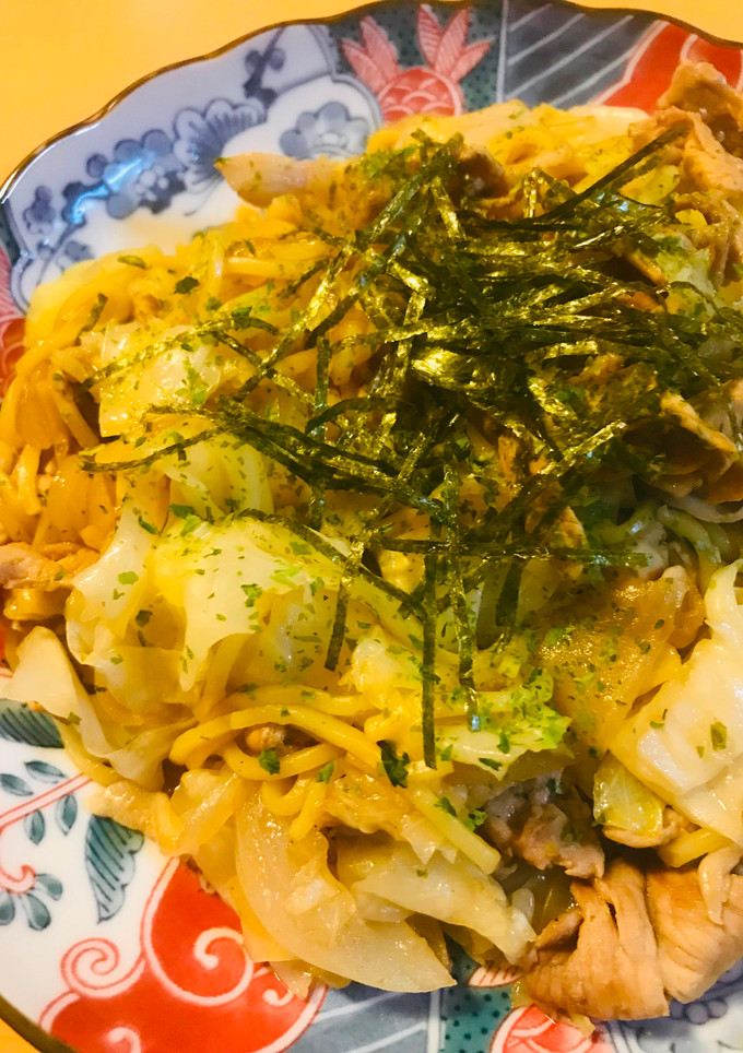 豚こまぎれ肉のまぜまぜソース焼きそば-レシピのメイン写真