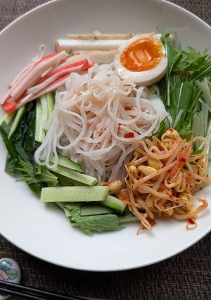 簡単！節約！カニカマでタイ冷麺-レシピのメイン写真