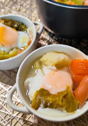 簡単☆キャベツの芯まで柔らか炊飯器ポトフ-レシピのメイン写真