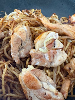 一人暮らし簡単鶏もやしとろみ焼きそば-レシピのメイン写真