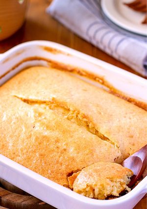 耐熱容器1つでヘルシーお豆腐ケーキ-レシピのメイン写真