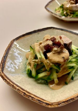 サバンバンジー(鯖と胡瓜 胡麻ダレ)-レシピのメイン写真