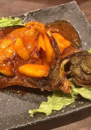 カレイの甘酢あんかけ-レシピのメイン写真