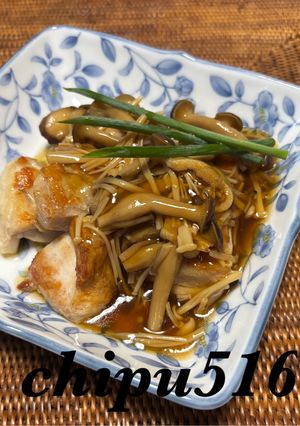 簡単　鶏むね肉の和風きのこあんかけ-レシピのメイン写真