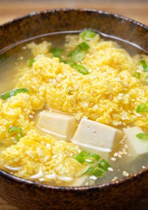 とろふわ。豆腐と卵のやさしい中華スープ-レシピのメイン写真