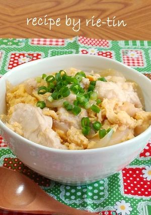 ✤ササミ(むね肉)でも美味しい♪親子丼✤-レシピのメイン写真