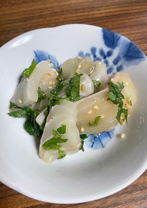 白身魚（鯛）の和風和え-レシピのメイン写真