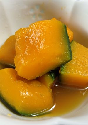 色鮮やかな京風!簡単かぼちゃの煮物★-レシピのメイン写真