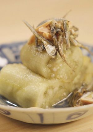 焼きナスのお浸し ジャコのせ-レシピのメイン写真