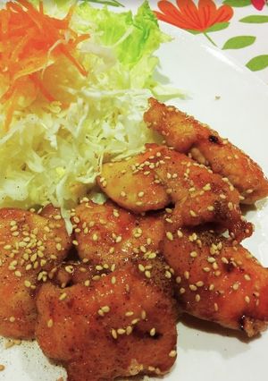 手羽先風! 鶏むね肉のスパイシー甘辛だれ-レシピのメイン写真