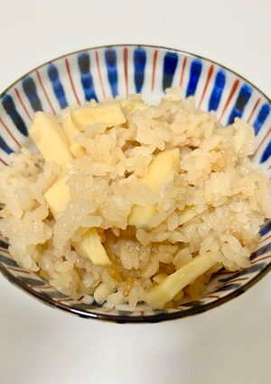 余った切り餅でモチモチ！たけのこご飯-レシピのメイン写真