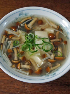 豆腐ときのこの中華スープ風-レシピのメイン写真