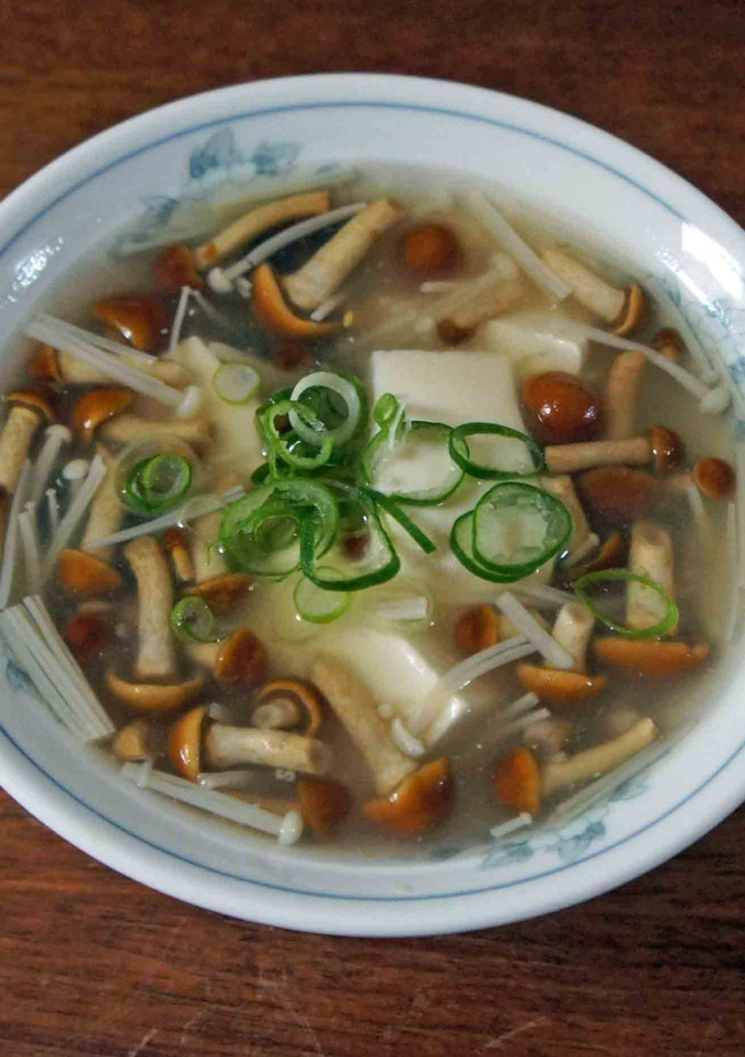 豆腐ときのこの中華スープ風-レシピのメイン写真