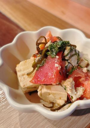トマトと塩昆布の豆腐サラダ-レシピのメイン写真