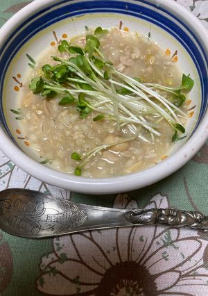 大豆とネギのスープ-レシピのメイン写真