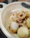 ＊ほっこり里芋と豚肉のしみしみ簡単煮物＊