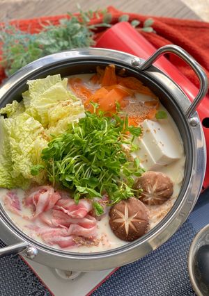 ごま豆乳鍋-レシピのメイン写真
