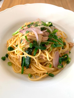 バター醤油が◎ ツナと野菜の和風パスタ-レシピのメイン写真