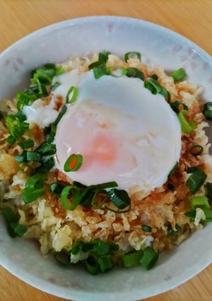 たぬき卵かけご飯☆丸亀製麺の裏メニュー風-レシピのメイン写真