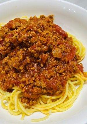 ミートソースたっぷり！ミートスパゲッティ-レシピのメイン写真