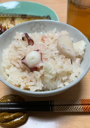 タコと里芋の炊き込みご飯-レシピのメイン写真